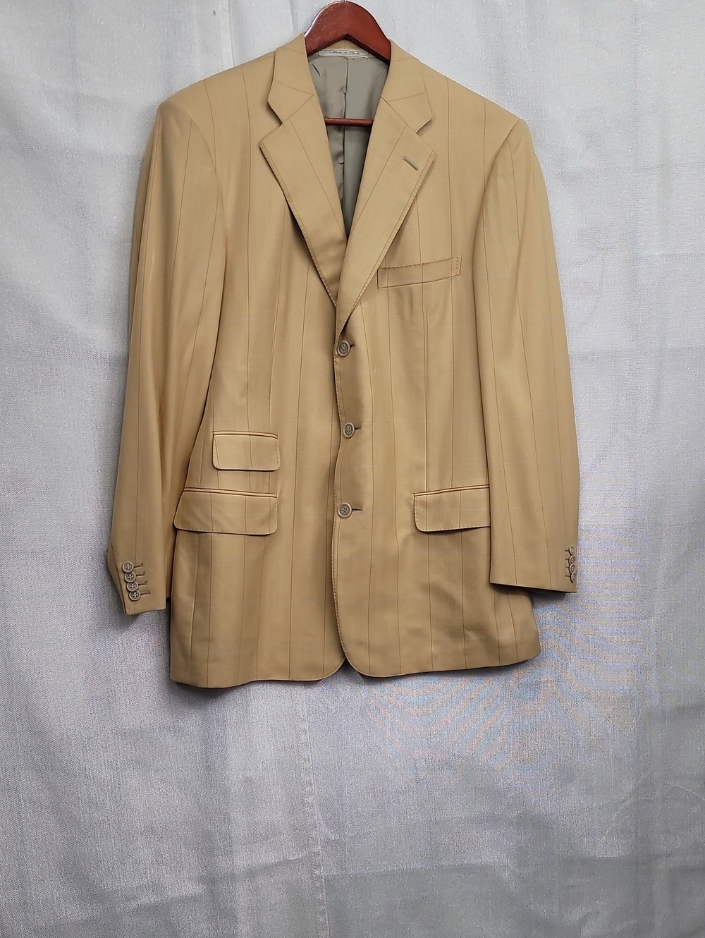 Ermenegildo Zegna Mens Classic Single-Breasted Jacket Size 44R